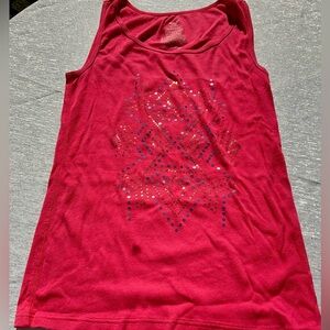 Faded Glory Embellished Ribbed Tank Top